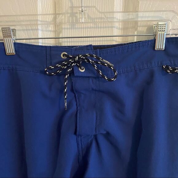 Nautica Men’s Blue Board Shorts Swim Trunks Size Large Interior Brief & Pockets - Picture 3 of 7